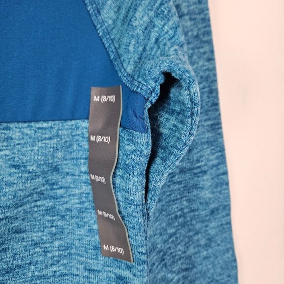 All In Motion Kids' Blue 1/4-Zip Pullover Sweatshirt Size Medium (8/10) Casual - Picture 9 of 10